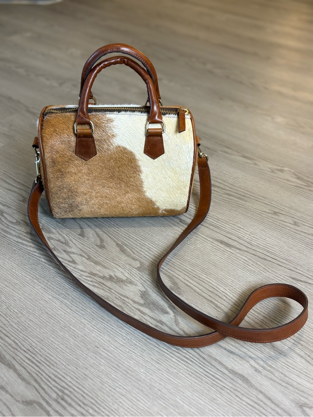 Lucchese Cowhide Handbag With strap